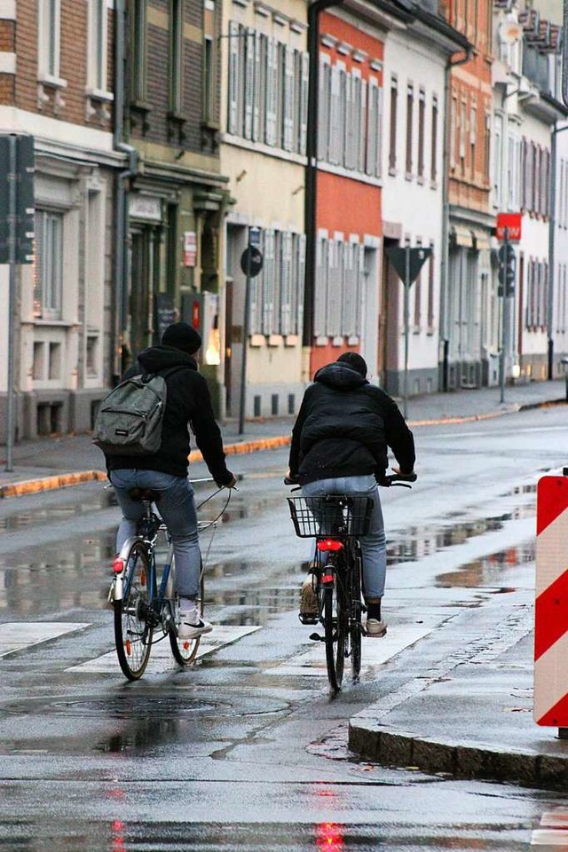 Auf der Spitalstrae sollen Radfahrer die Innenstadt umfahren.  | Foto: Annika Sindlinger