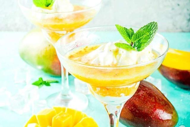 Eine Mango-Margarita holt den Sommer ins Glas zurck