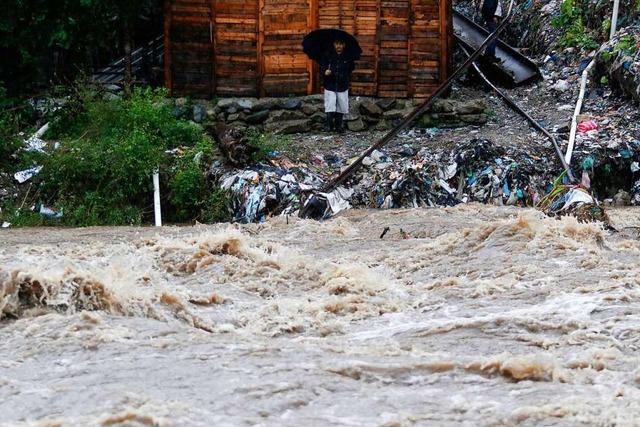 Hurrikan Iota hat in Nicaragua schwere...twa 100 Kilometer von Wiwil entfernt.  | Foto: Delmer Martinez (dpa)