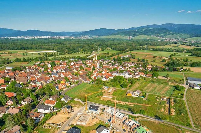 Auch am Tuniberg gab&#8217;s einen Zuschlag: Neubaugebiet in Tiengen  | Foto: Nils Theurer