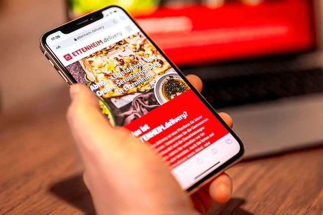 Die App, um Essen bei Ettenheimer Anbietern zu bestellen  | Foto: Stadt