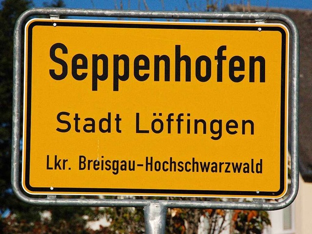 Das Wort Seppen beziehungsweise Seppel...Deutschland nur mitten im Schwarzwald.  | Foto: Martin Wunderle