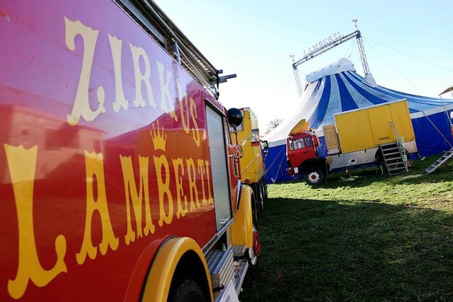 In Schieflage geraten: Das corona-bedi...etzt dem Zirkus Lamberti erheblich zu.  | Foto: Hans-Peter Mller