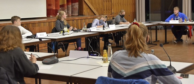 Das Jugendparlament entschied, 1000 Eu...fung von Werbemitteln zu reservieren.   | Foto: Horatio Gollin