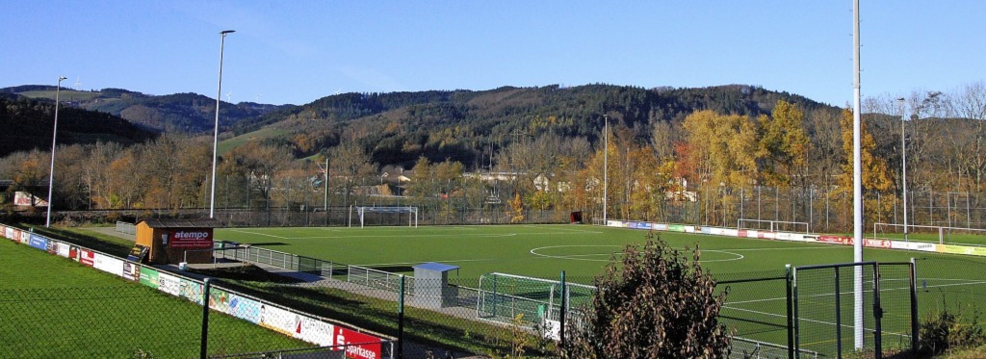 Die Flutlichtanlage des Gutacher Sport...&#8211; Darum ging es im Gemeinderat.   | Foto: Dorothea Scherle