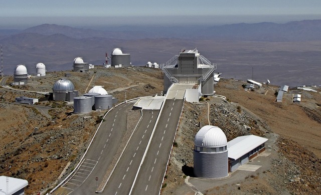 Das La-Silla-Observatorium in Chile beherbergt mehrere groe Teleskope.  | Foto: Heinz Kieczka