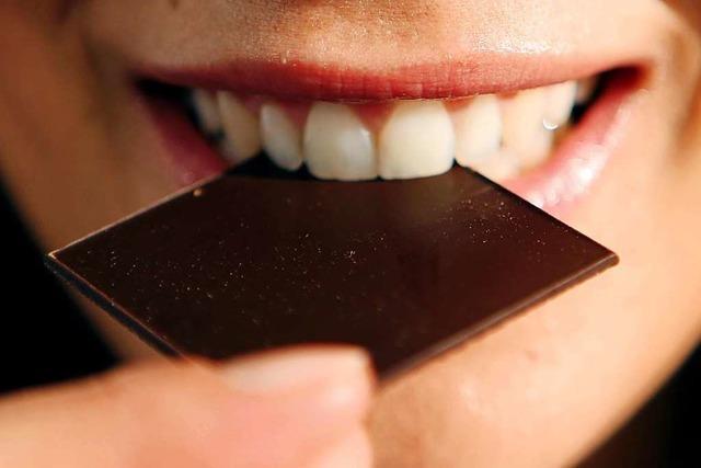 Dunkle Schokolade enthält mehr Kakao und ist gut für die Gesundheit
