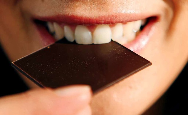 Dunkle Schokolade enthlt mehr Kakao.  | Foto: Oliver Berg