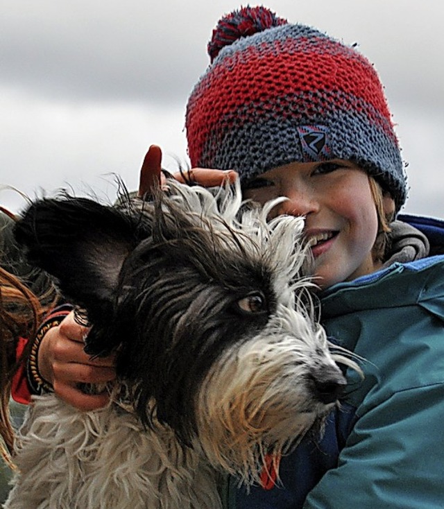 Mika mit Poldi  | Foto: Stefan Jakobschy