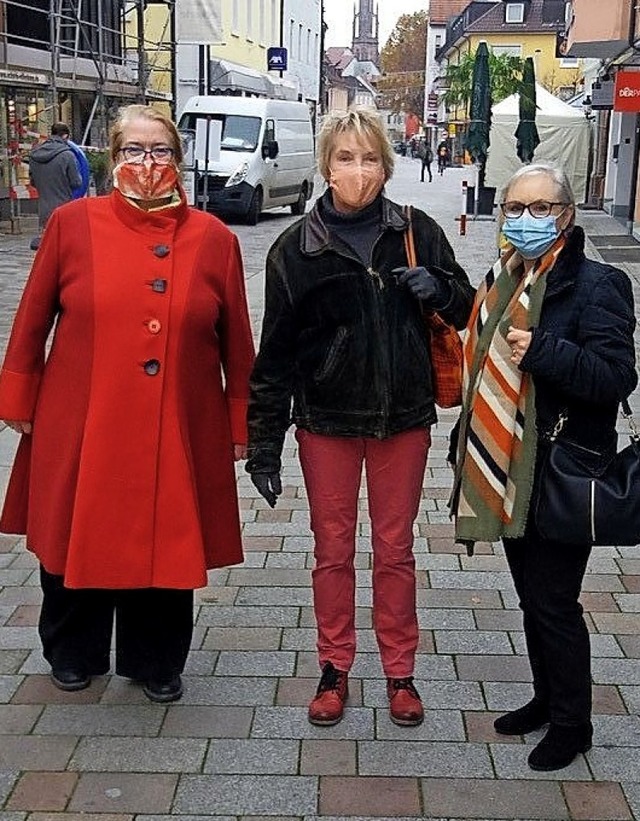 Andrea Ahlemeyer-Stubbe, Loretta Bs und Marion Selent  | Foto: Julia Letsche