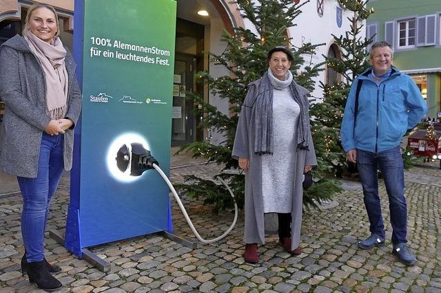 Staufens Gassen leuchten wieder