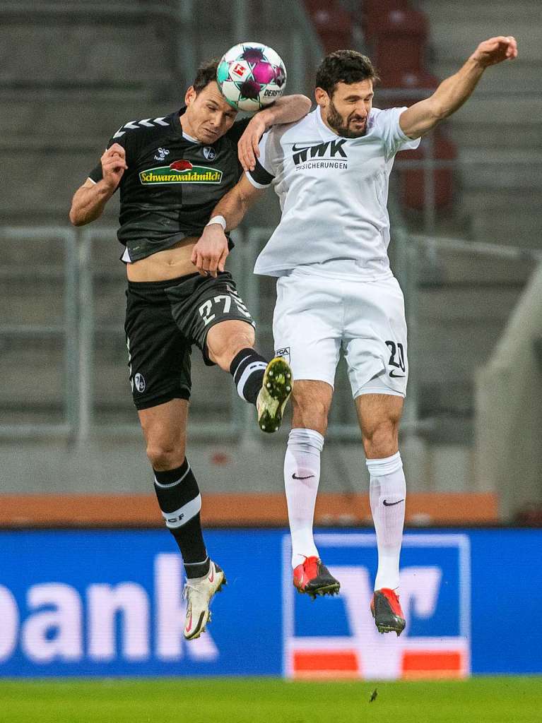 Der SC Freiburg spielt am 9. Spieltag der Bundesliga 1:1 gegen Augsburg.