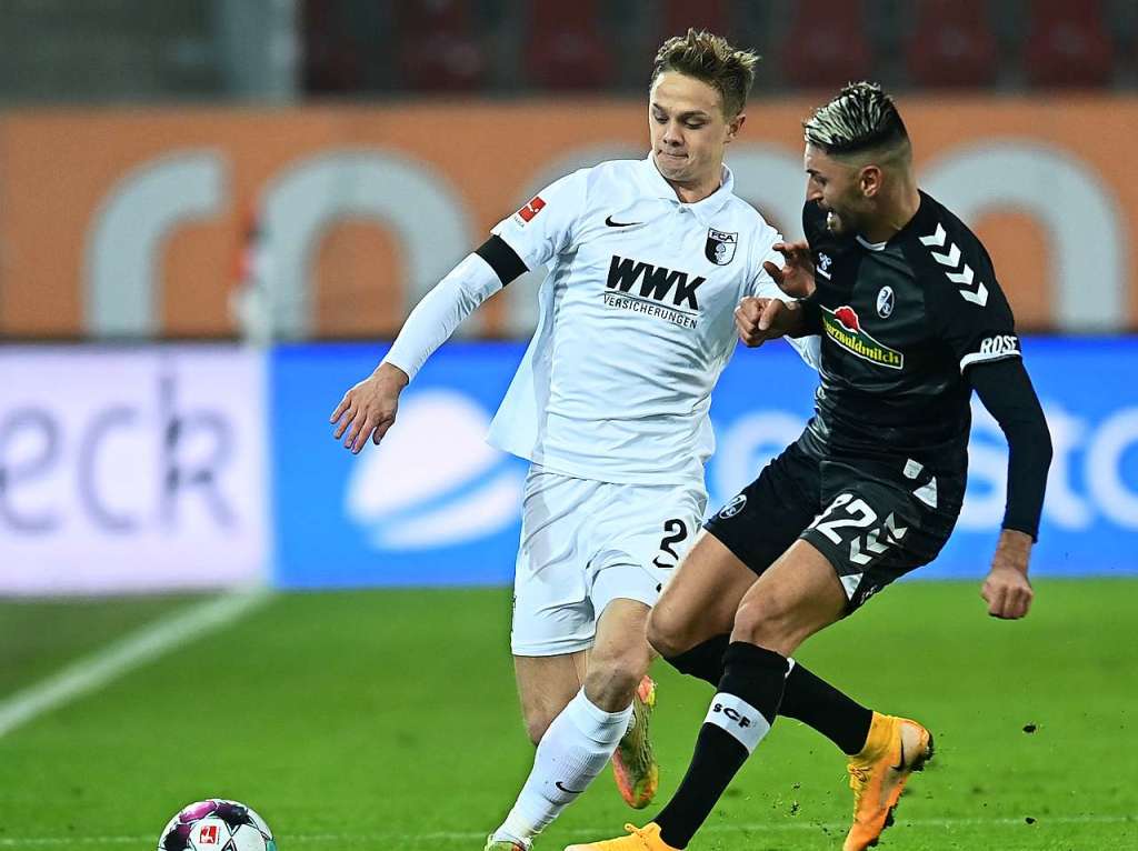 Der SC Freiburg spielt am 9. Spieltag der Bundesliga 1:1 gegen Augsburg.