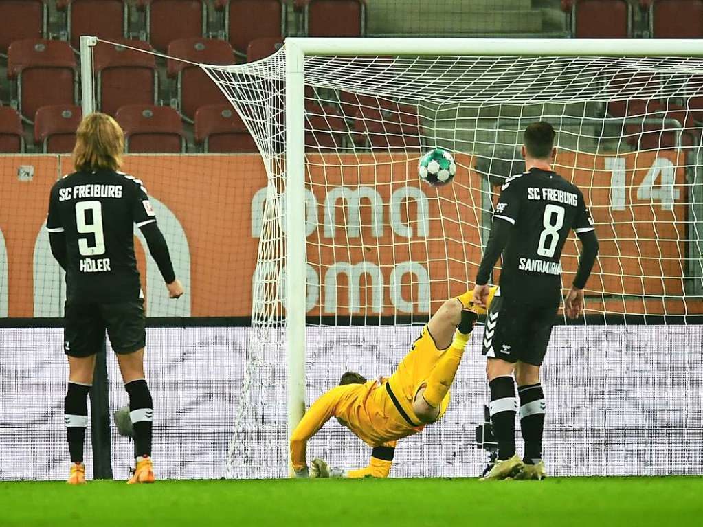 Der SC Freiburg spielt am 9. Spieltag der Bundesliga 1:1 gegen Augsburg.