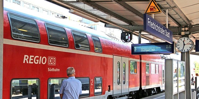 Ende 2021 soll die Sdbahn zwischen Ul... Friedrichshafen und Basel verkehren.   | Foto: Georg Wex