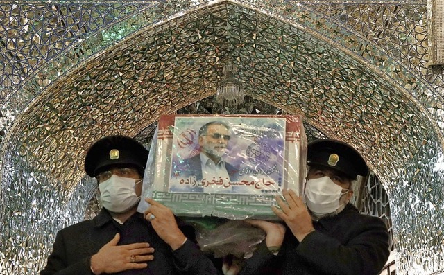 Beerdigung von Mohsen Fakhrizadeh im Iran  | Foto: - (AFP)