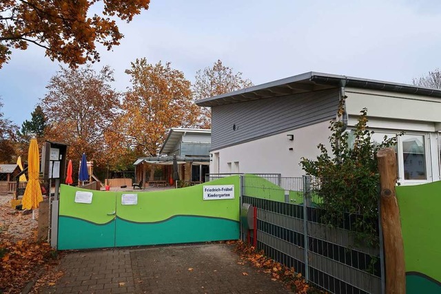 Der Friedrich-Frbel-Kindergarten in Gndlingen.  | Foto: Christine Weirich