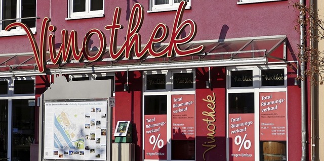 Die Vinothek am Breisacher Marktplatz ist vorbergehend geschlossen.  | Foto: Agnes Pohrt