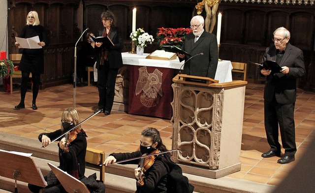 In der Stiftskirche erklangen Kantaten von Bach.   | Foto: Heidi Fel