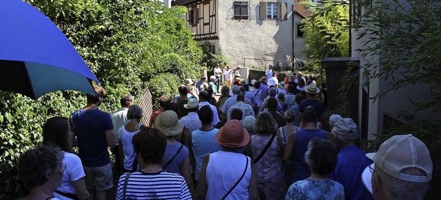 Viele Brger nutzten 2015 die  Veranst..., um ihr Dorf besser kennen zu lernen.  | Foto: Reinhard Cremer