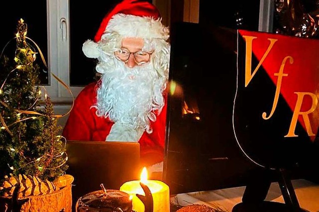Wegen Coronabeschrnkungen macht der Nikolaus diese Jahr Videoanrufe.  | Foto: Vfr Bad Bellingen