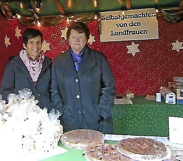 Die Landfrauen Irmgard Klingele und Er...t: Das ist dieses Jahr nicht mglich.   | Foto: privat
