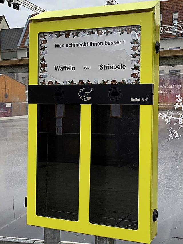 Solche &#8222;Wahl-Ascher&#8220; wie in Offenburg knnte es auch in Lahr geben.  | Foto: Helmut Seller