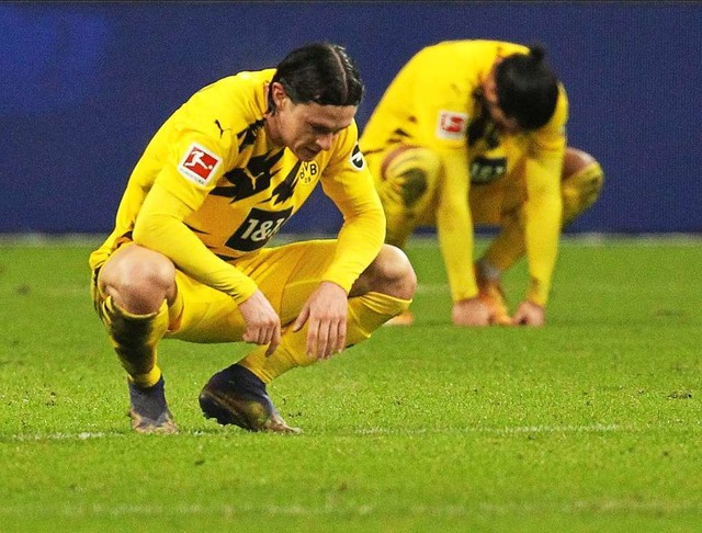 Dortmund lsst wieder Punkte liegen.  | Foto: DANIEL ROLAND (AFP)