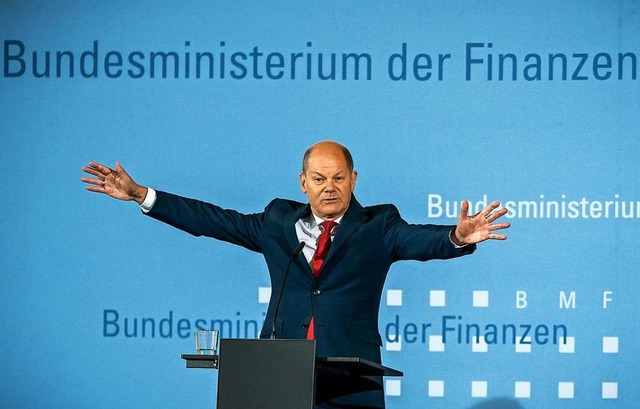 Finanzminister Olaf Scholz  | Foto: Michael Kappeler (dpa)