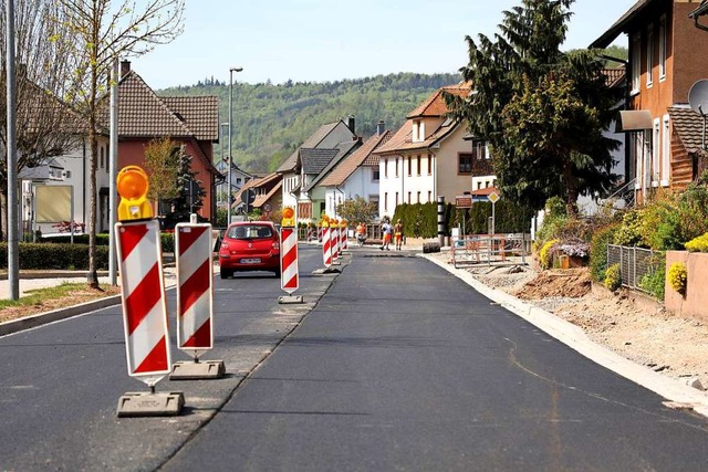 Die Ortsdurchfahrt Reichenbach wird saniert.  | Foto: Christoph Breithaupt