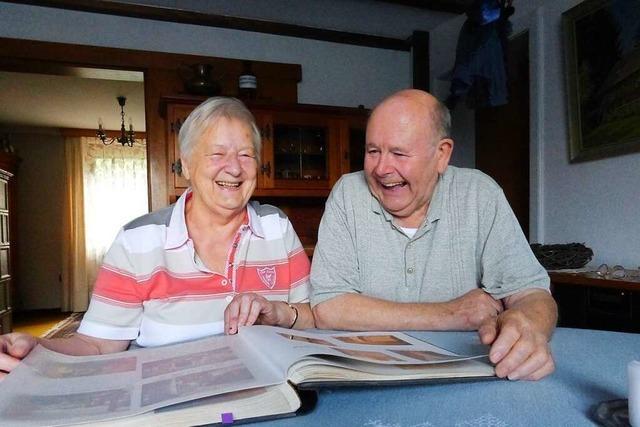 Das Ehepaar Schwär erinnert sich gerne an die Bauzeit der Schönstattkapelle bei Merzhausen