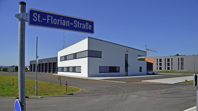 Das neue Feuerwehrgertehaus Sd in der Oststadt von Laufenburg  | Foto: Winfried Dietsche