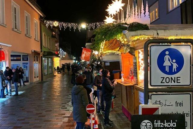 Offenburg reagiert auf Andrang: Buden müssen 19 Uhr schließen