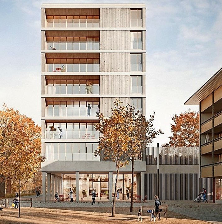 So soll der fertige Achtstcker aussehen.   | Foto: Jonas Bloch Visualisierung und Weissenrieder Architekten