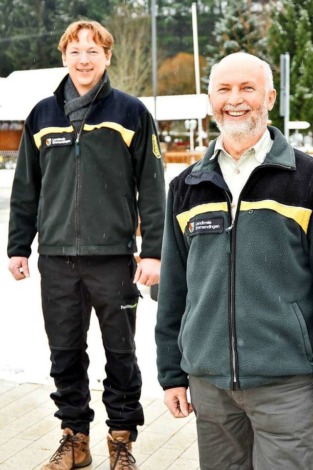 Bernhard Maier (rechts) freut sich auf...Michael Dalhoff auf sein neues Revier.  | Foto: Horst Dauenhauer