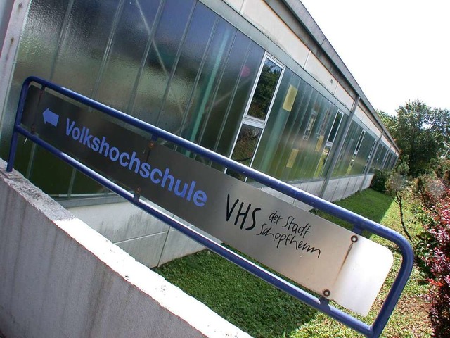 Die VHS in Schopfheim: Hier finden noch Integrationskurse statt.  | Foto: Andr Hnig