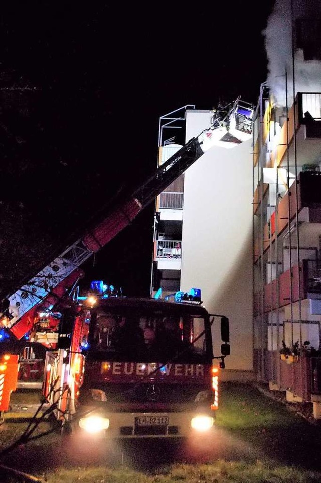 Die Feuerwehr konnte schlimmeres verhindern.  | Foto: Feuerwehr Denzlingen