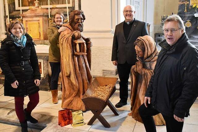 In Rheinfelden wird Weihnachten mit Freiluftkrippen und im Schichtbetrieb gefeiert