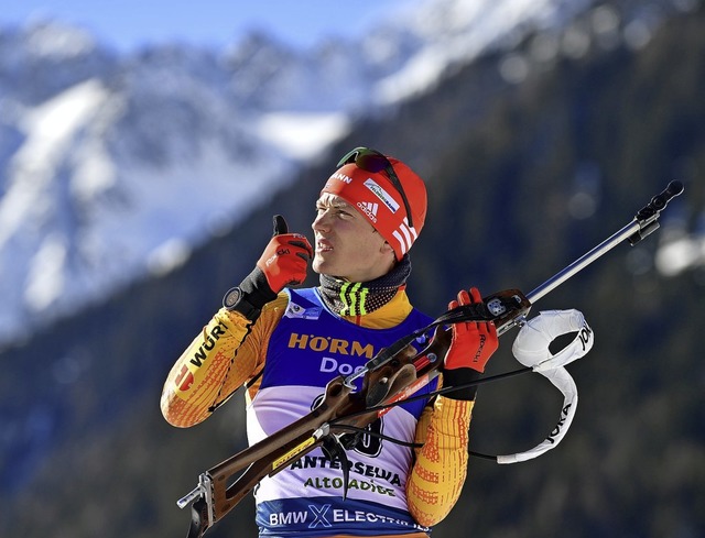 Benedikt Doll: &#8222;Ich will beim Schieen was drauflegen.&#8220;  | Foto: Hendrik Schmidt (dpa)