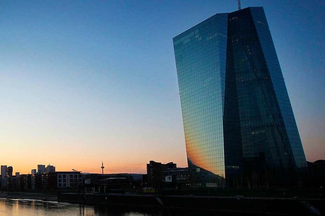 Die Europische Zentralbank in Frankfurt am Main.  | Foto: DANIEL ROLAND (AFP)