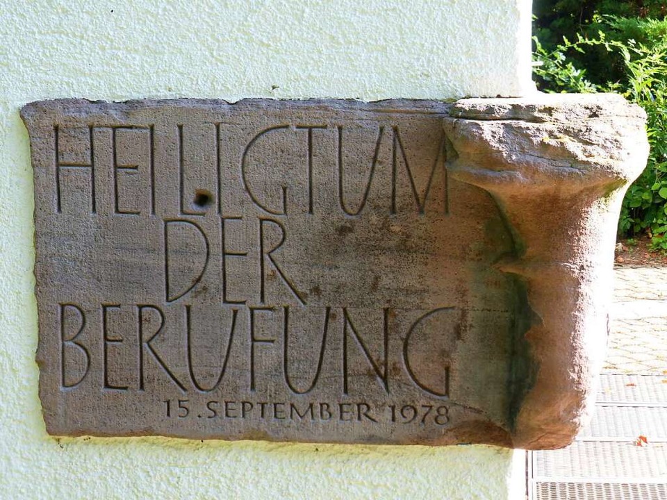Der Name der Kapelle steht auf dem Gru...n vor 650 Jahren aufs Münster gezogen.  | Foto: Andrea Gallien