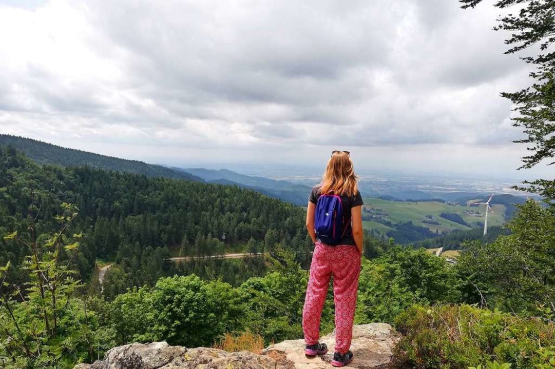fudder-Autorin Carolin Johannsen auf dem Schauinsland  | Foto: Carolin Johannsen