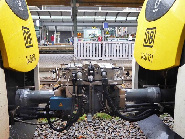 Das Verbinden und das Trennen von Zge...eisgau-S-Bahn viele Probleme beschert.  | Foto: Manfred Frietsch