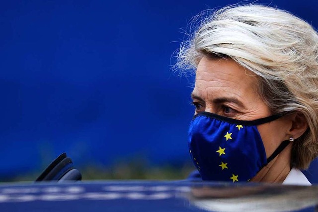 EU-Kommissionsprsidentin Ursula von der Leyen  | Foto: Kenzo Tribouillard (dpa)