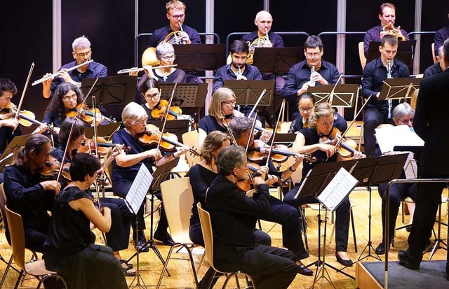 Das Oberrheinische Sinfonieorchester L... nun die Hoffnung auf nchsten Sommer.  | Foto: Roswitha Frey