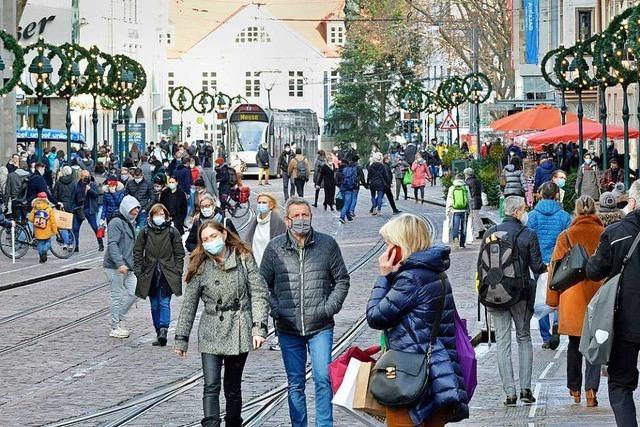 Der letzte Shopping-Samstag vor Weihnachten war in Freiburg nur verhalten