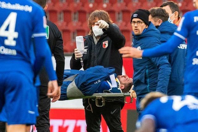 Schock fr Schalke 04: Zuerst verletzt sich Angreifer Uth, dann folgt ein sptes 2:2