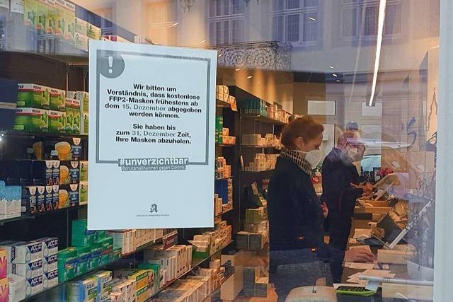 Apotheker setzen auf Ehrlichkeit beim Abholen von FFP2-Masken