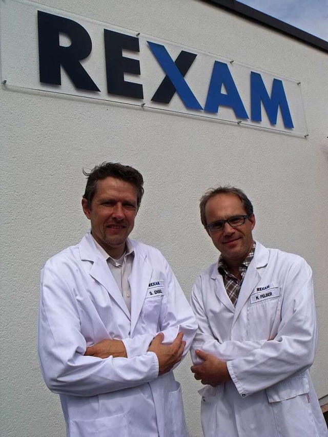 Sie fhren Rexam in Neuenburg:  Gisbert Engel (links) und  Marc Felber  | Foto: Heinz Siebold