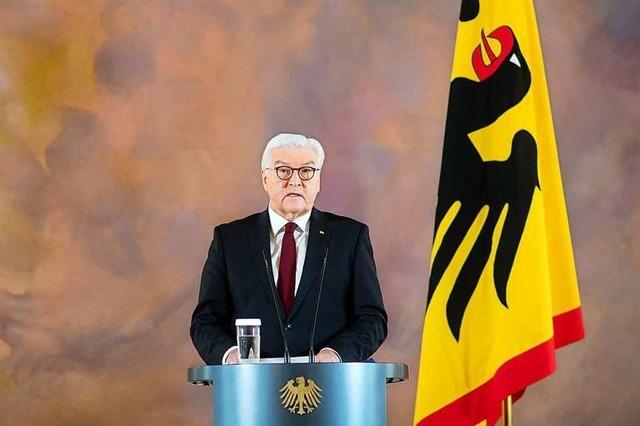 Bundespräsident Steinmeier ruft zur Solidarität auf